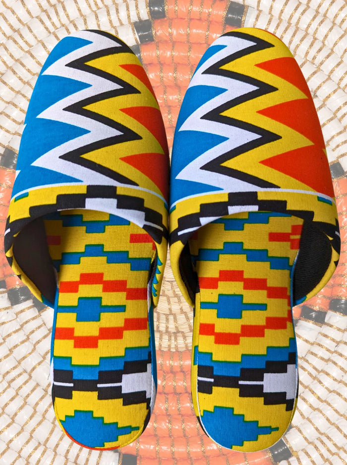 Medium | Print Mix Slippers 2023AW-M03 - Heiwa Slipper
