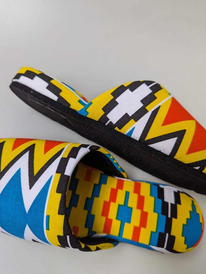 Medium | Print Mix Slippers 2023AW-M03 - Heiwa Slipper