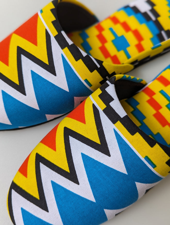 Medium | Print Mix Slippers 2023AW-M03 - Heiwa Slipper