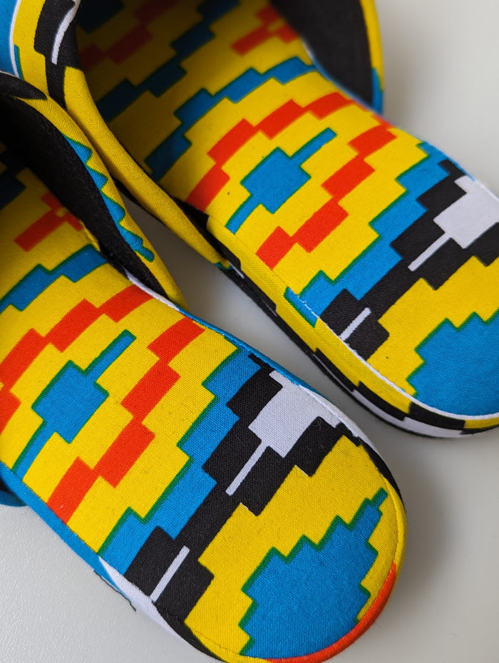 Medium | Print Mix Slippers 2023AW-M03 - Heiwa Slipper