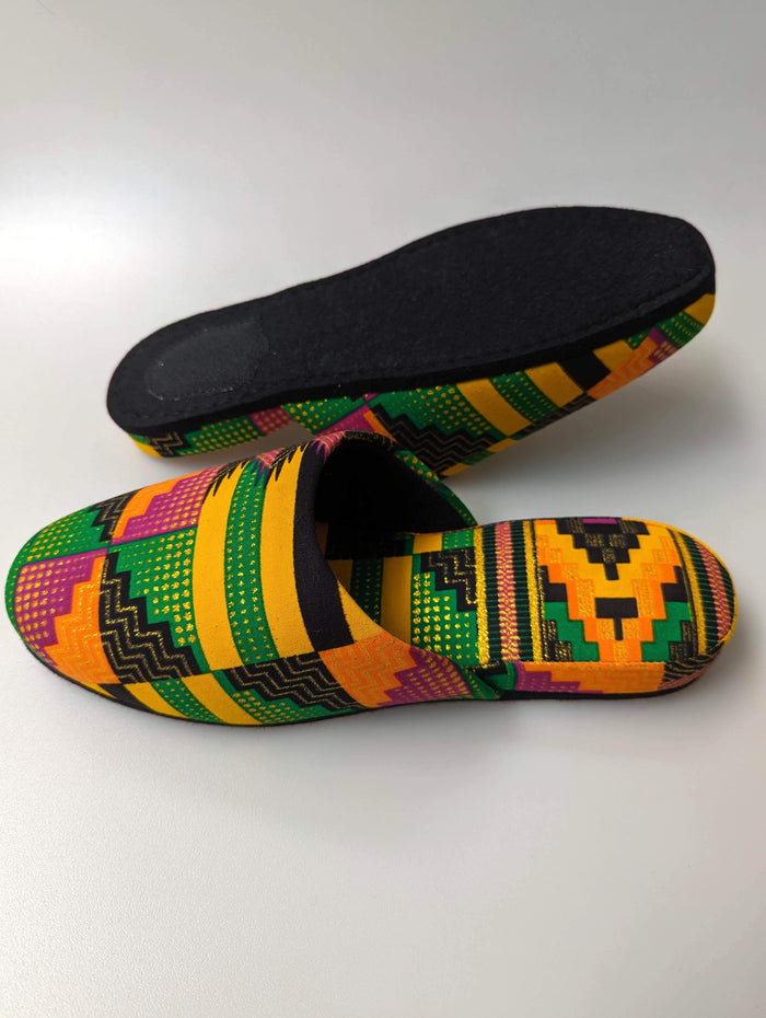 Medium | Print Mix Slippers 2023AW-M04 lamé - Heiwa Slipper