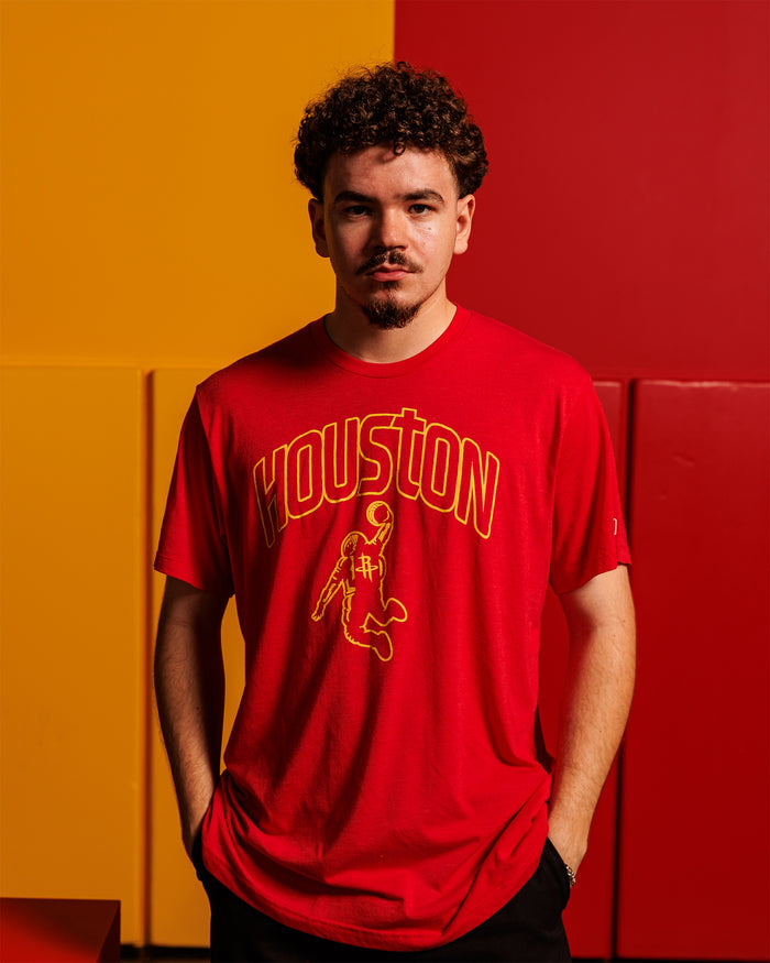 Men's Houston Rockets Homage Dunkstronaut T-Shirt