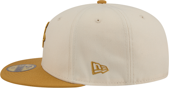 Men's Houston Rockets New Era 59FIFTY Color Pack Fitted Cap (Cream)