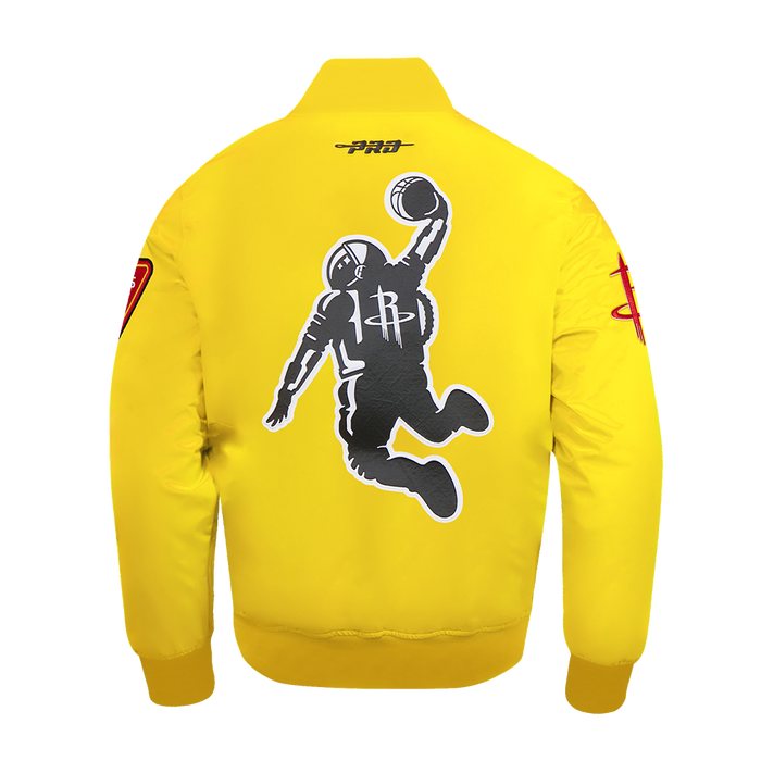 Men's Houston Rockets Pro Standard Satin Jacket (Yellow)