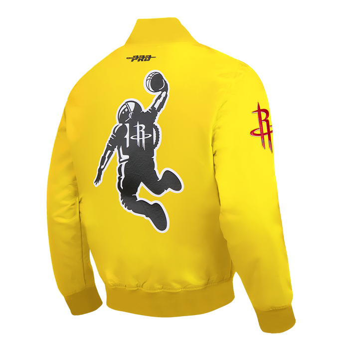 Men's Houston Rockets Pro Standard Satin Jacket (Yellow)