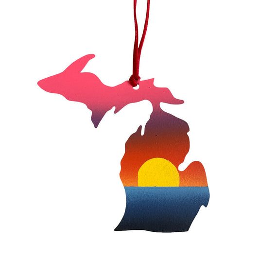 Michigan Beach Sunset Ornament