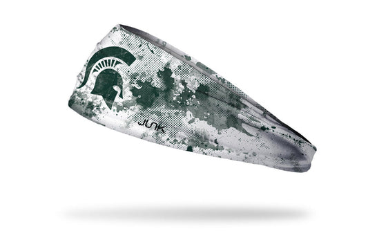 Michigan State University: Grunge White Big Bang Lite Headband - View 1