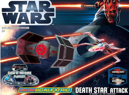 MIcroScalextric Star Wars Death Star Attack Slot Vehicle Set
