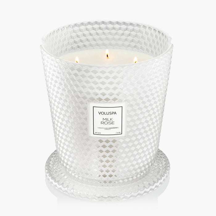 Milk Rose - 5 Wick Hearth Candle