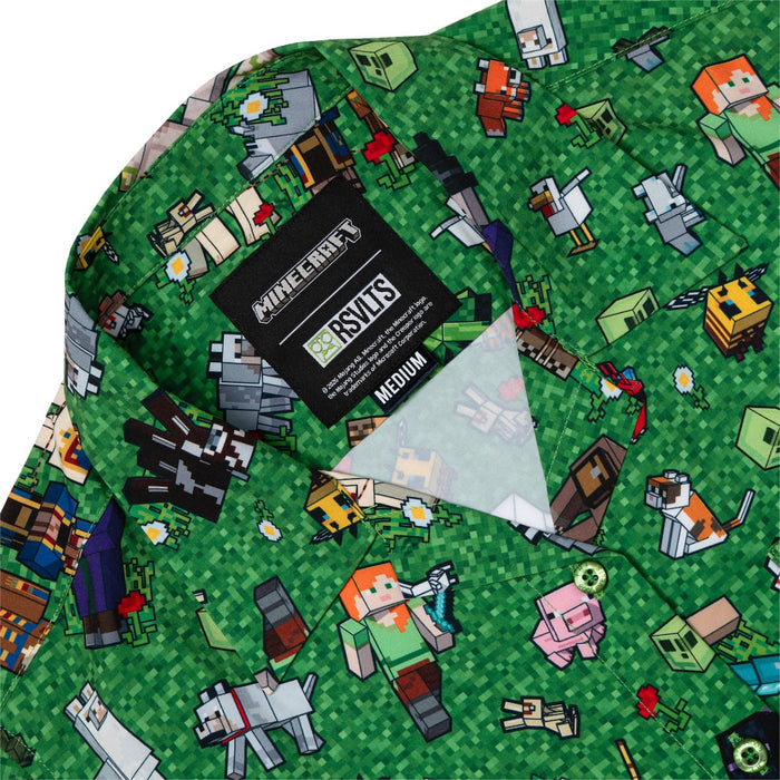 RSVLTS RSVLTS® Minecraft "Overworld Odyssey" Women's _ KUNUFLEX Short Sleeve Shirt Minecraft "Overworld Odyssey" Women's _ KUNUFLEX Short Sleeve Shirt