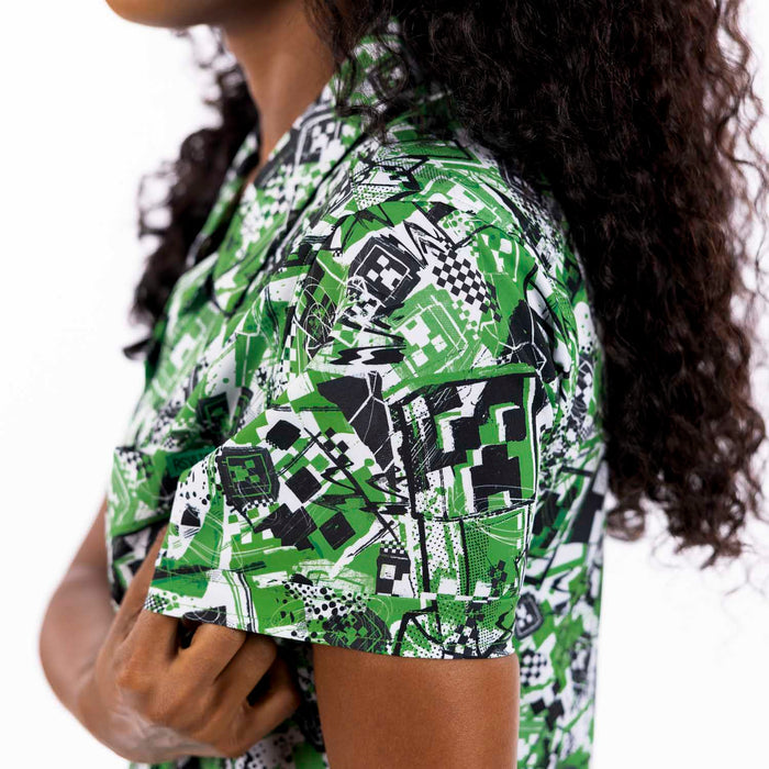 RSVLTS Minecraft Women's Short Sleeve Shirt Minecraft "Short Fuse" – Women's KUNUFLEX Short Sleeve Shirt Minecraft "Short Fuse" – Women's KUNUFLEX Short Sleeve Shirt