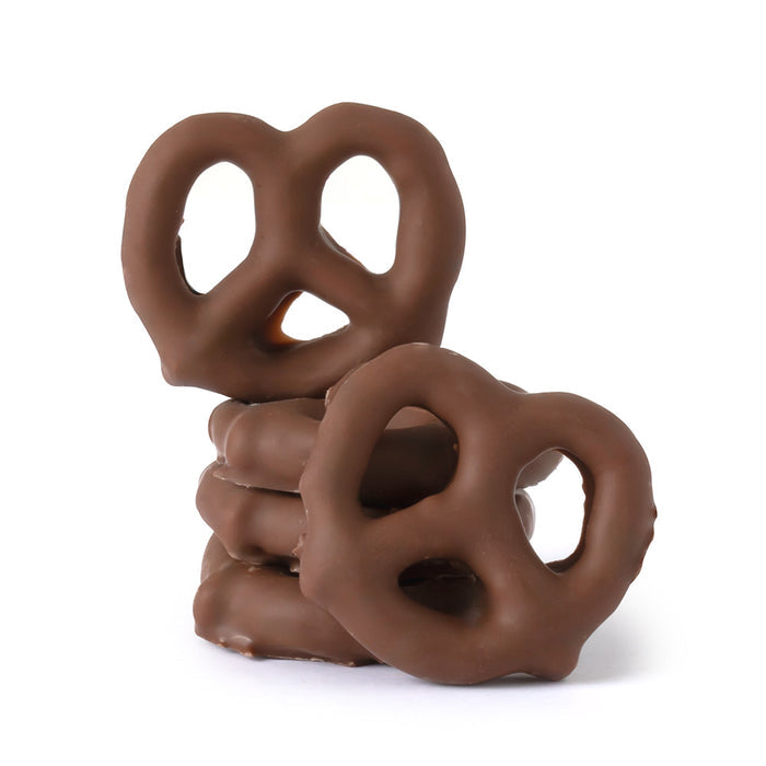 Mini Milk Chocolate Covered Pretzels Candy - 15 LB