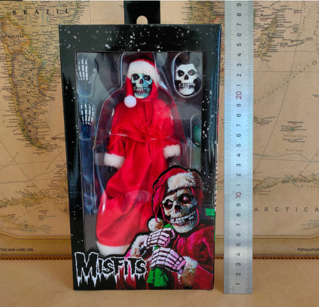 Misfits Fiend Skeleton Christmas Rare Santa Claus Collectible