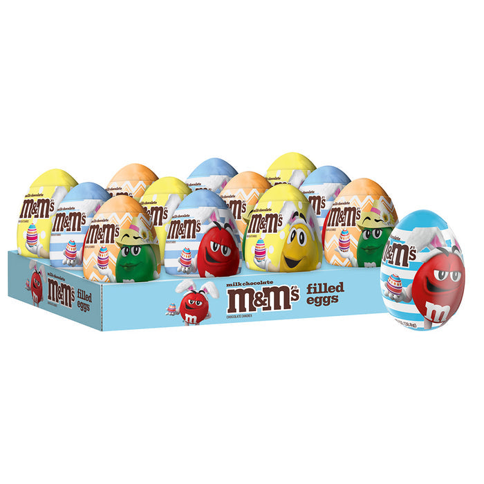 M&M's Milk Chocolate Easter Egg Candy - 12 Count
