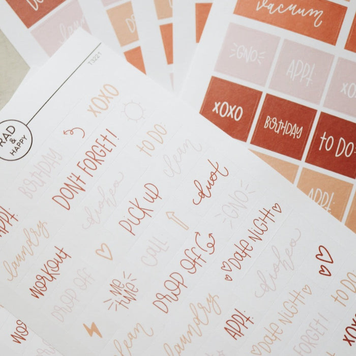 Mom Planner Stickers