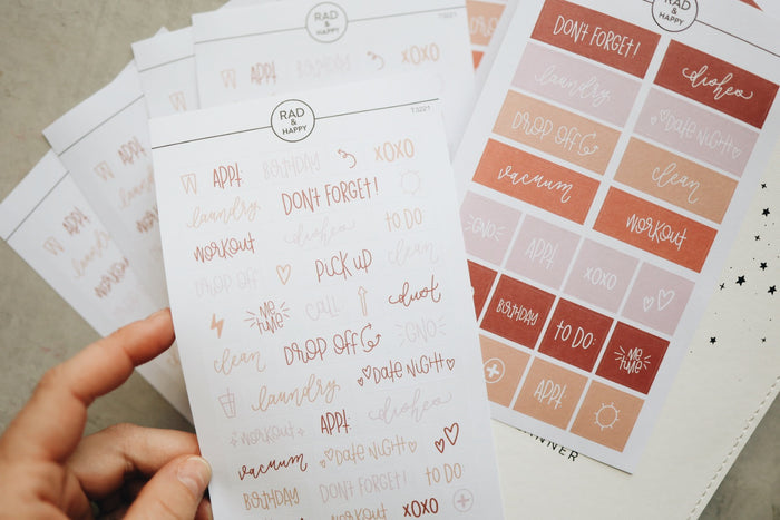 Mom Planner Stickers
