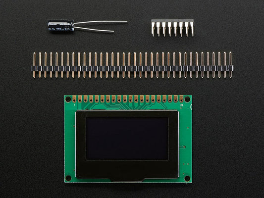 Monochrome 1.54" 128x64 OLED Graphic Display Module Kit [Discontinued] by The Pi Hut - The Pi Hut