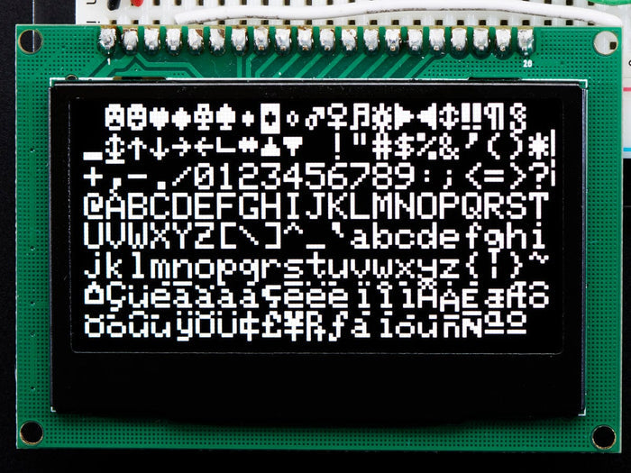 Monochrome 2.42" 128x64 OLED Graphic Display Module Kit by The Pi Hut - The Pi Hut