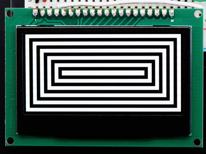 Monochrome 2.42" 128x64 OLED Graphic Display Module Kit by The Pi Hut - The Pi Hut
