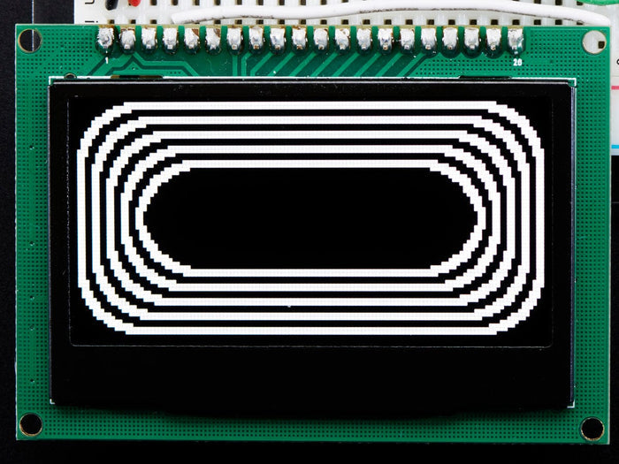 Monochrome 2.42" 128x64 OLED Graphic Display Module Kit by The Pi Hut - The Pi Hut