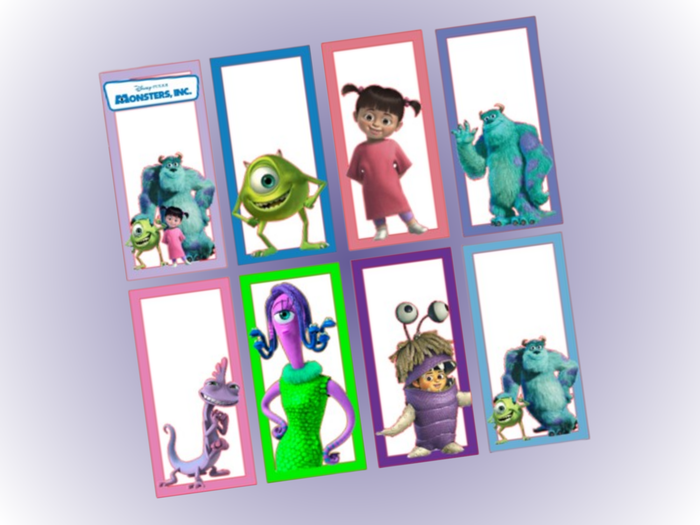 Monster Inc | Cash Envelope Bundle | Set of 8