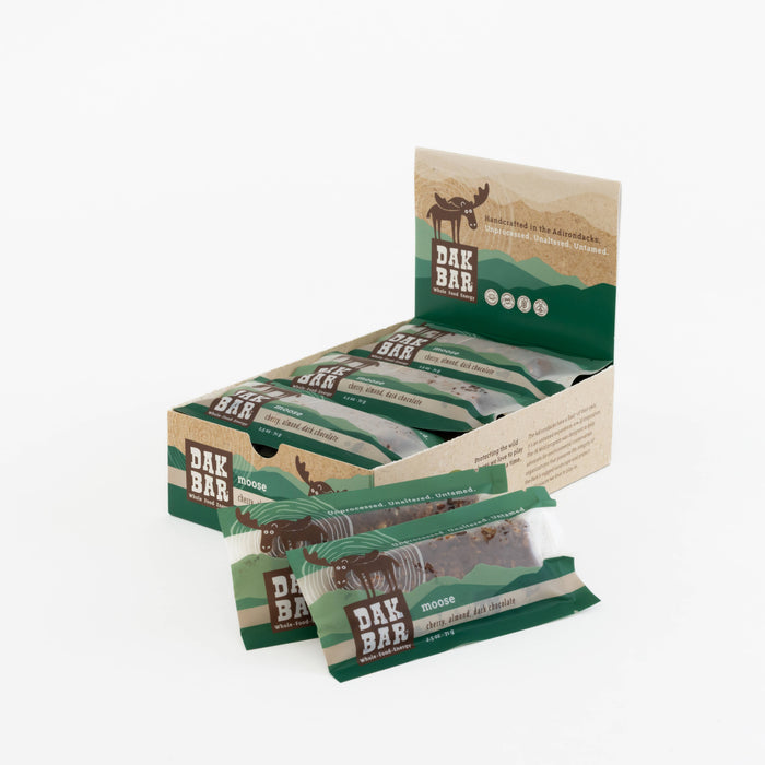 Moose Bar - Dark Chocolate, Almonds & Cherries Snack Bar