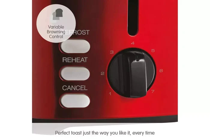 Morphy Richards Equip 2 Slice Red Toaster | 222066