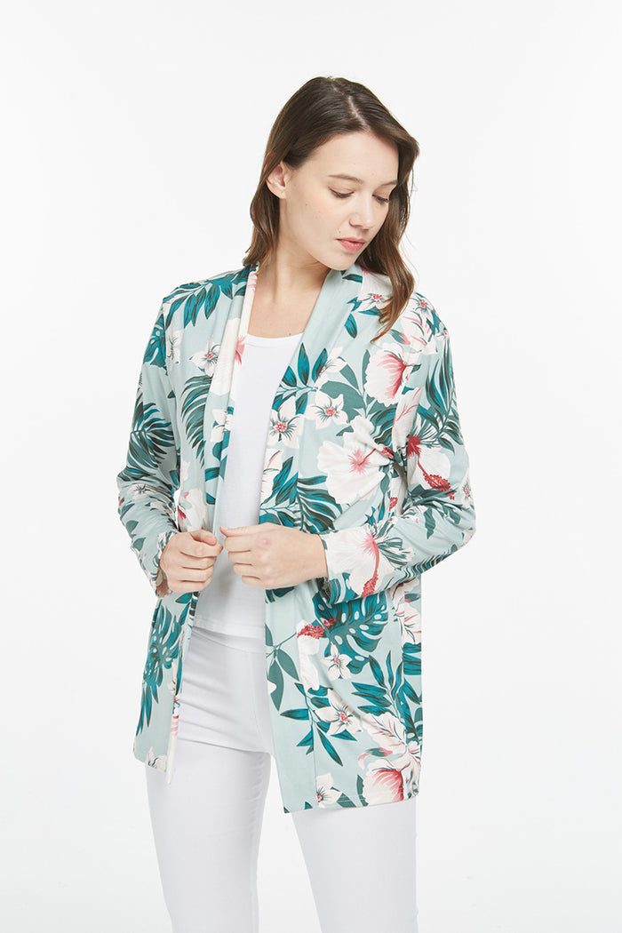Mother Daughter Hikikii Set in Mint Forest Green