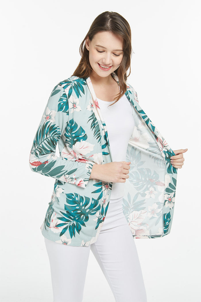 Mother Daughter Hikikii Set in Mint Forest Green