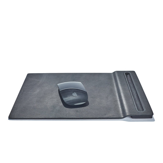 Mouse Pad (Leather / Blackened Walnut / Large Pen Tray)