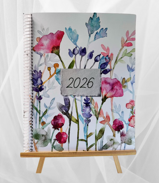 My Crazy Life Lori - 2026 Cross Stitch Planner - Spiral Bound Notebook Planner
