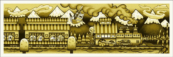 Mystery Train Yellow Colorway John Vogl poster
