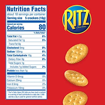 NABISCO RITZ CRACKERS 10.3 oz