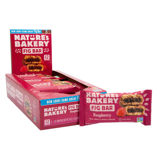 Nature's Bakery Raspberry Fig Bars - 12 Count 2 OZ