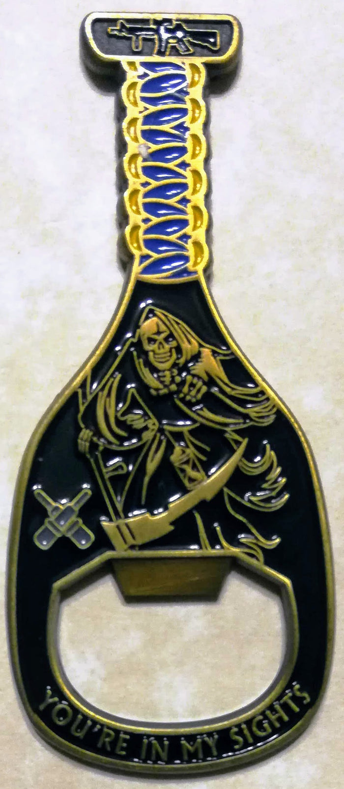 Naval Special Warfare Group Three Logistics Support Unit Ordnance Navy SEAL Challenge Coin