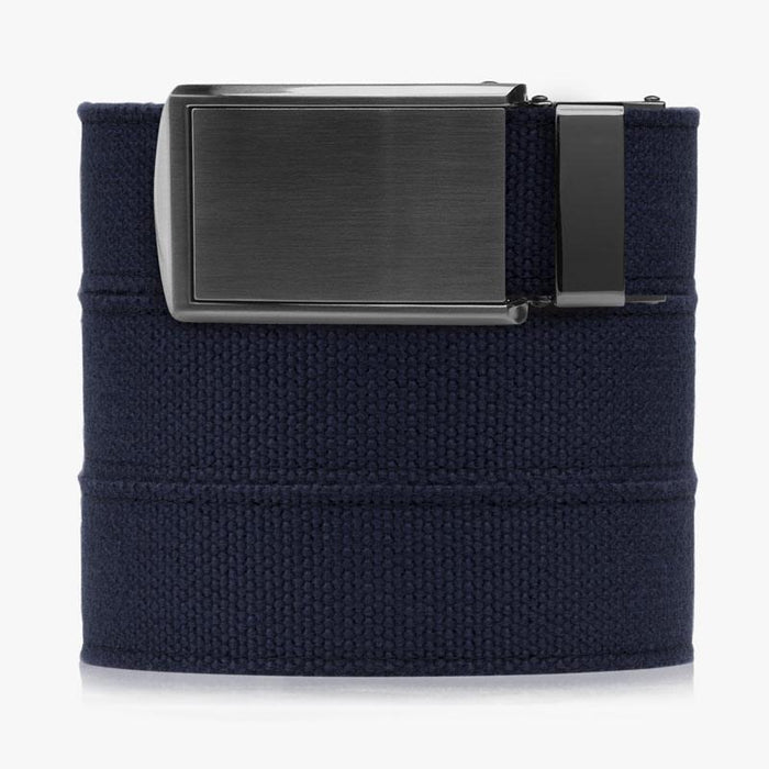 Navy Canvas Belt - SlideBelts