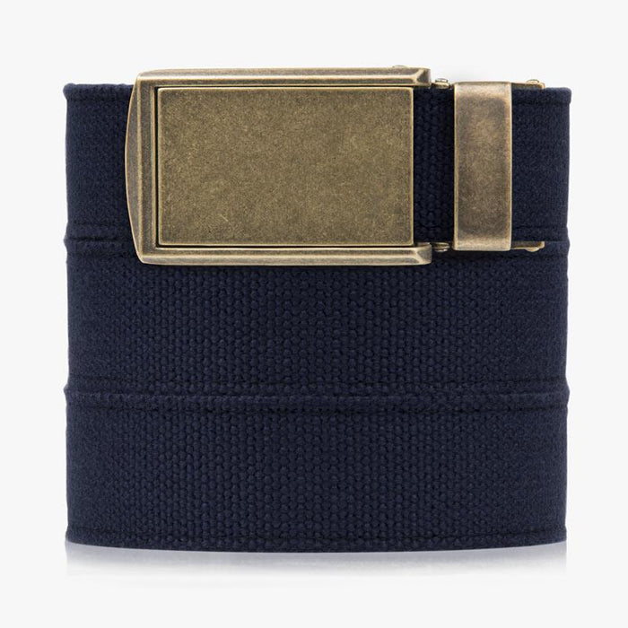 Navy Canvas Belt - SlideBelts