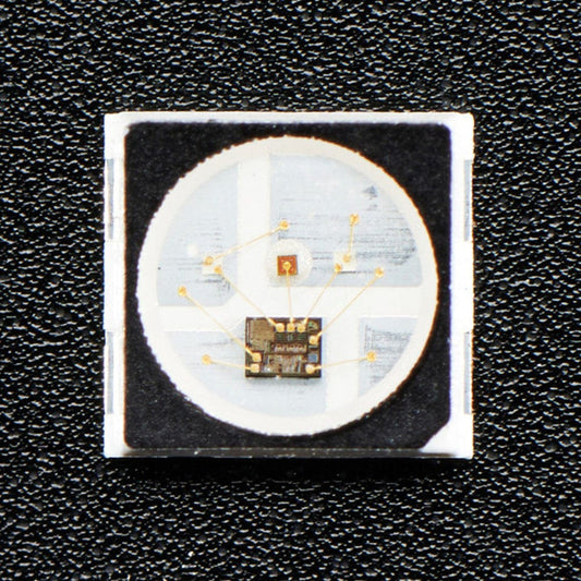 NeoPixel Mini 3535 RGB LEDs w/ Integrated Driver Chip - Black (Pack of 10) by Adafruit - The Pi Hut
