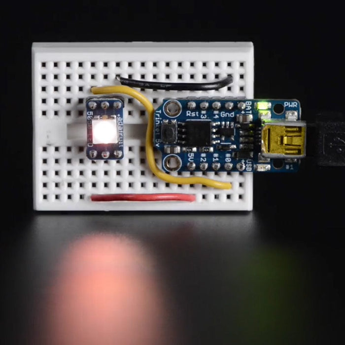 NeoPixel RGBW LEDs w/ Integrated Driver Chip - Natural White (~4500K - White Casing - 10 Pack) by Adafruit - The Pi Hut