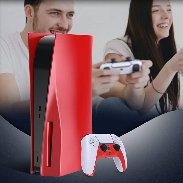 In the scene, a couple happily gaming with our stylish panel kit, wearing smiles of joy.