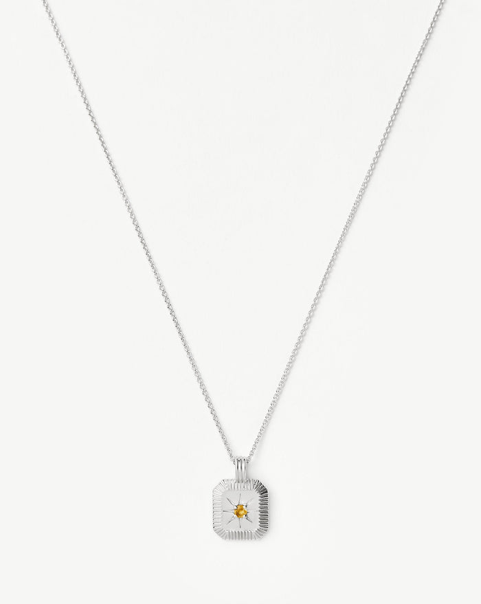 November Birthstone Pendant Necklace | Citrine/November Necklaces Missoma