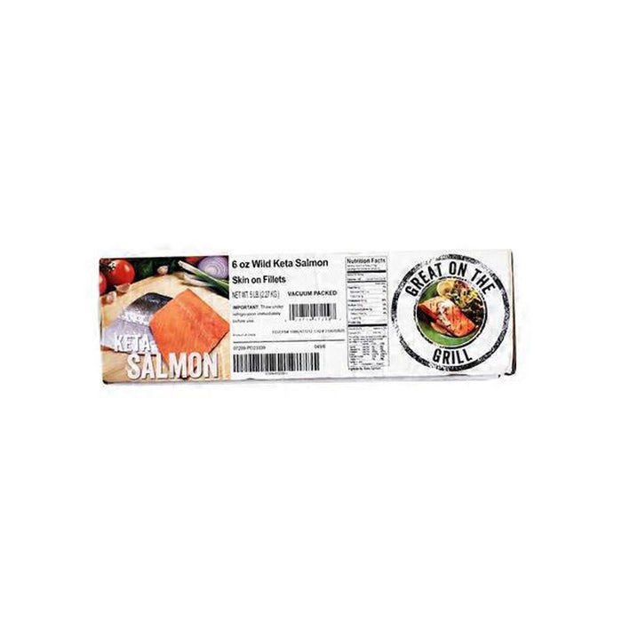 ORCA BAY WILD SALMON FILLETS SKIN ON PIN BONE OUT 6 OZ
