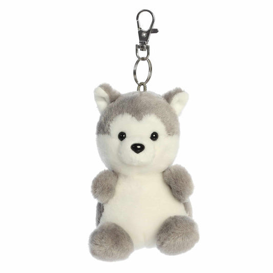 Palm Pals 4 Inch Busky the Husky Plush Clip