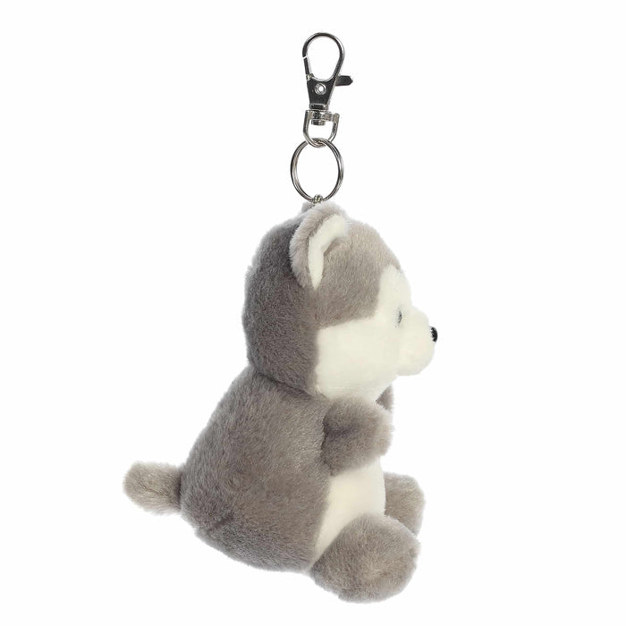 Palm Pals 4 Inch Busky the Husky Plush Clip