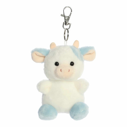 Palm Pals 4 Inch Skyla the Blueberry Cow Plush Clip