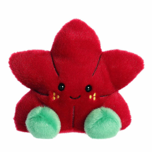 Palm Pals 5 Inch Carmine the Poinsettia Holiday Plush Toy