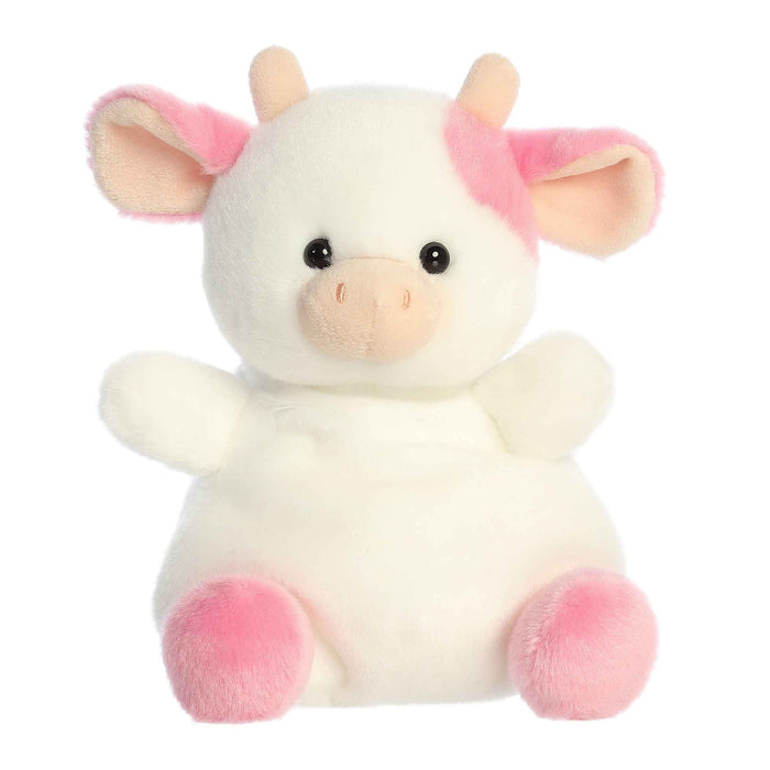Palm Pals Party Sized 8 Inch Belle the Strawberry Cow Plush Toy