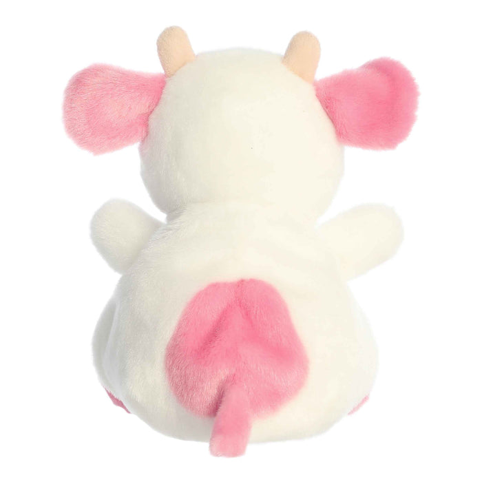 Palm Pals Party Sized 8 Inch Belle the Strawberry Cow Plush Toy