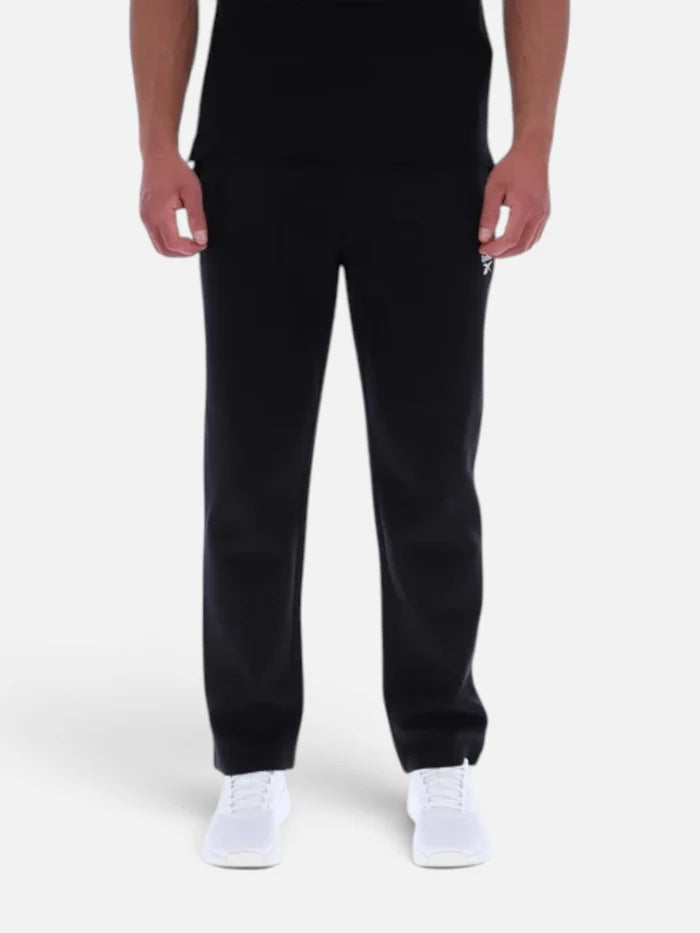 Pantalon Reebok Luther Small Logo Open Hem Negro
