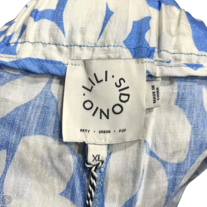 Pants Set 2pc By Lili Sidonio In Blue & White, Size: Xl